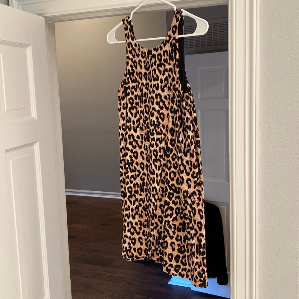 Leopard cocktail dress